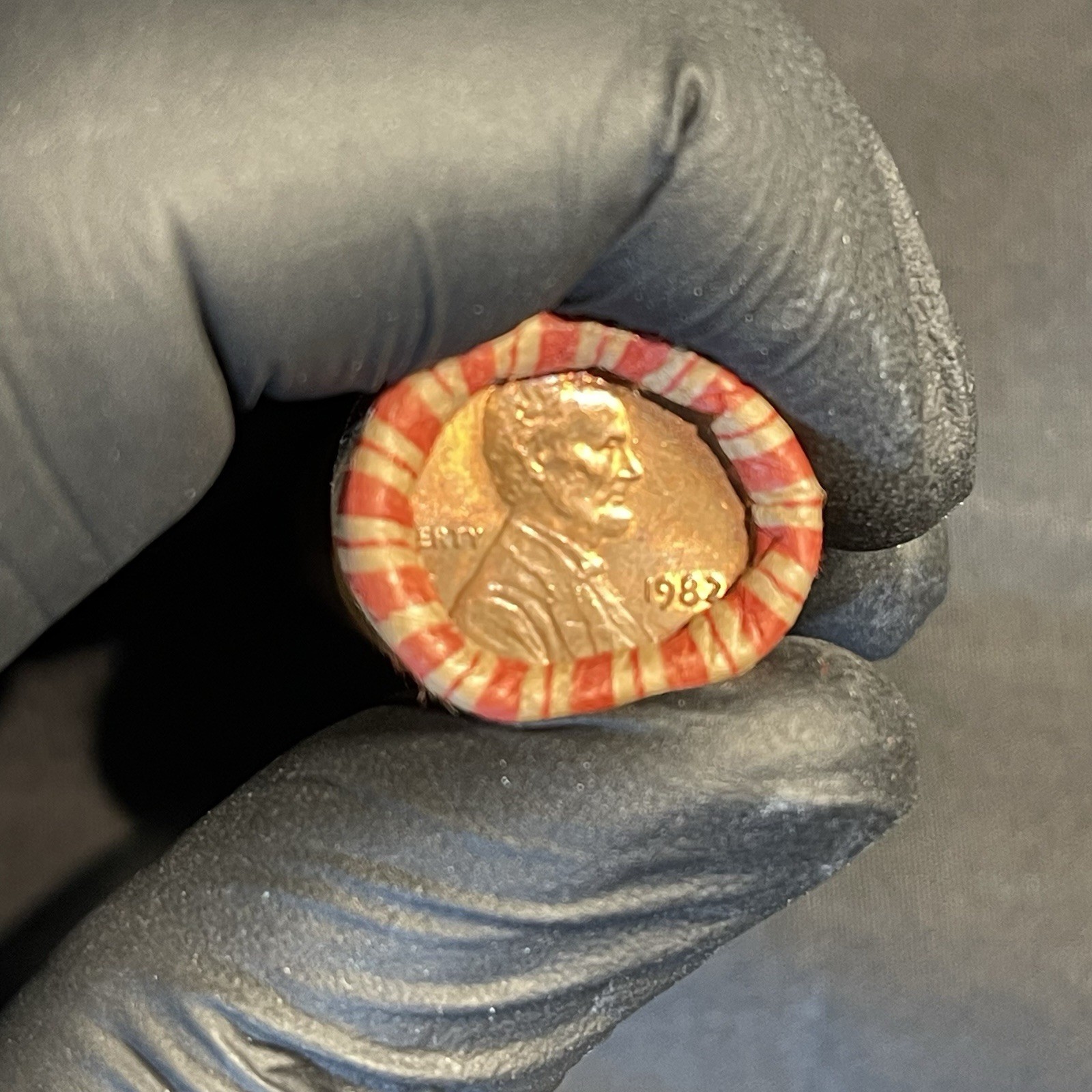 1982 P Lincoln Cent Copper Large Date Roll (CIRCULATED)