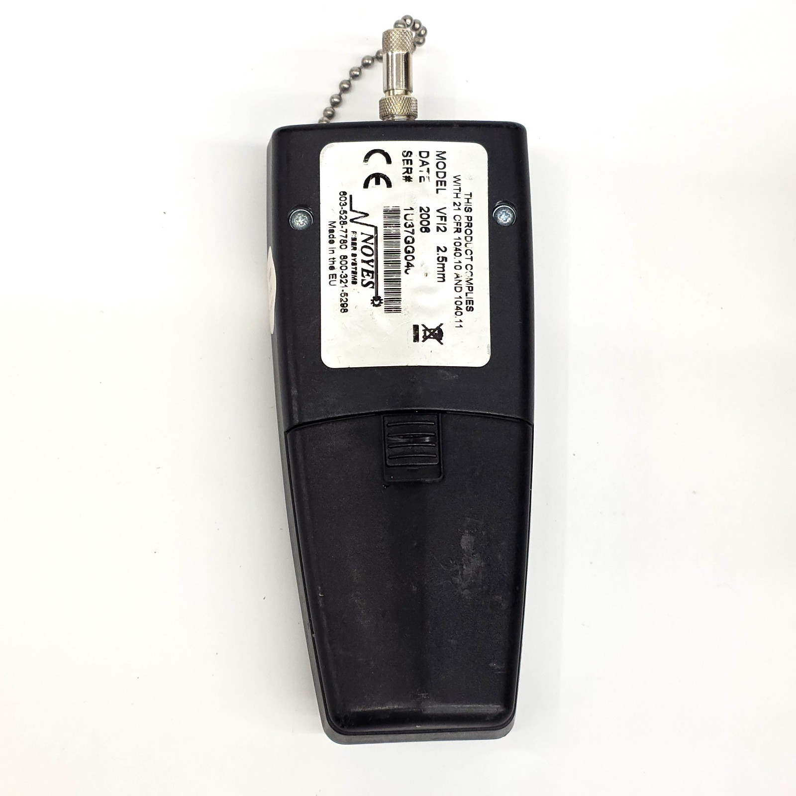 FOR PARTS: Noyes VF12 Light Source - NOT Working Battery Compartment Corroded