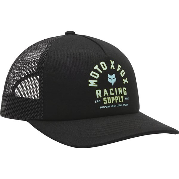 Fox Racing Local Racer Women's Snapback Trucker Hat | Black
