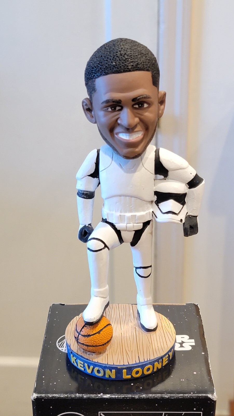 Star Wars Limited Edition Kevin Looney Golden State Warriors Bobble Head NEW