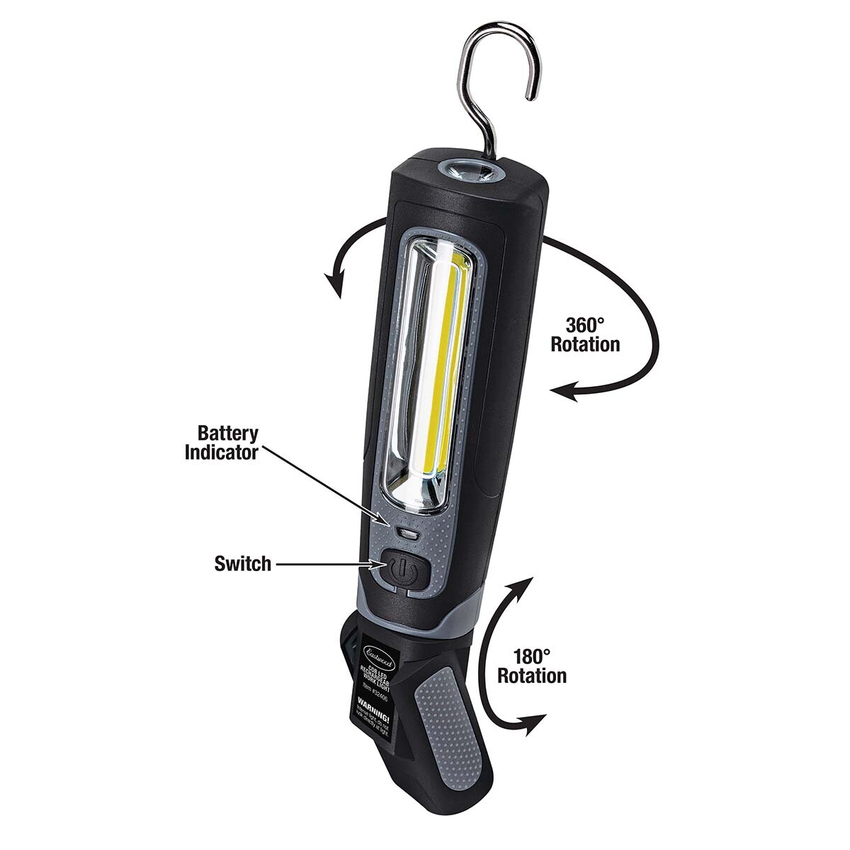 Eastwood Gladius COB LED Worklight and Rechargeable Work Light Kit