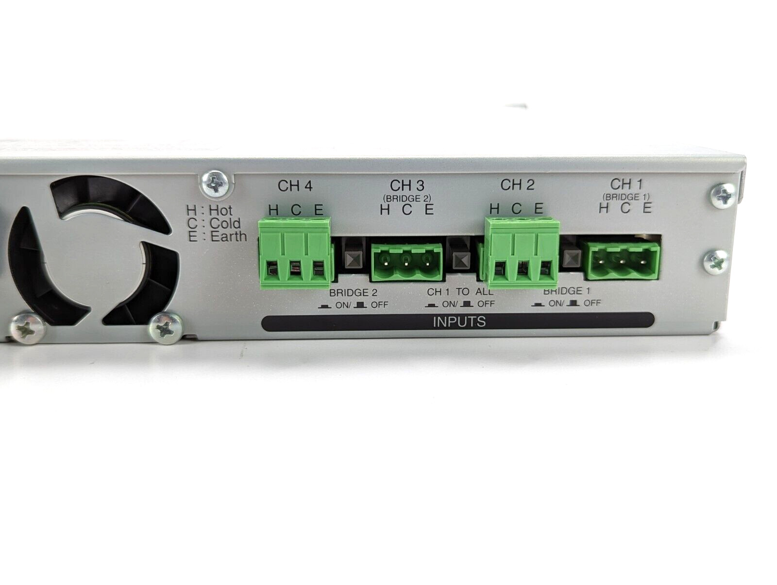 TOA DA-250F CU Multi-Channel (4) Power Amplifier *USED*