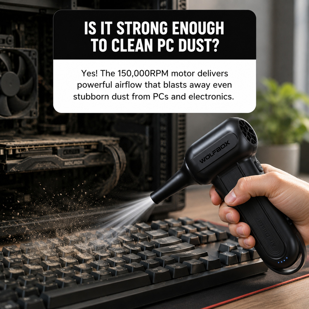 Premium Wireless Air Blower & Duster