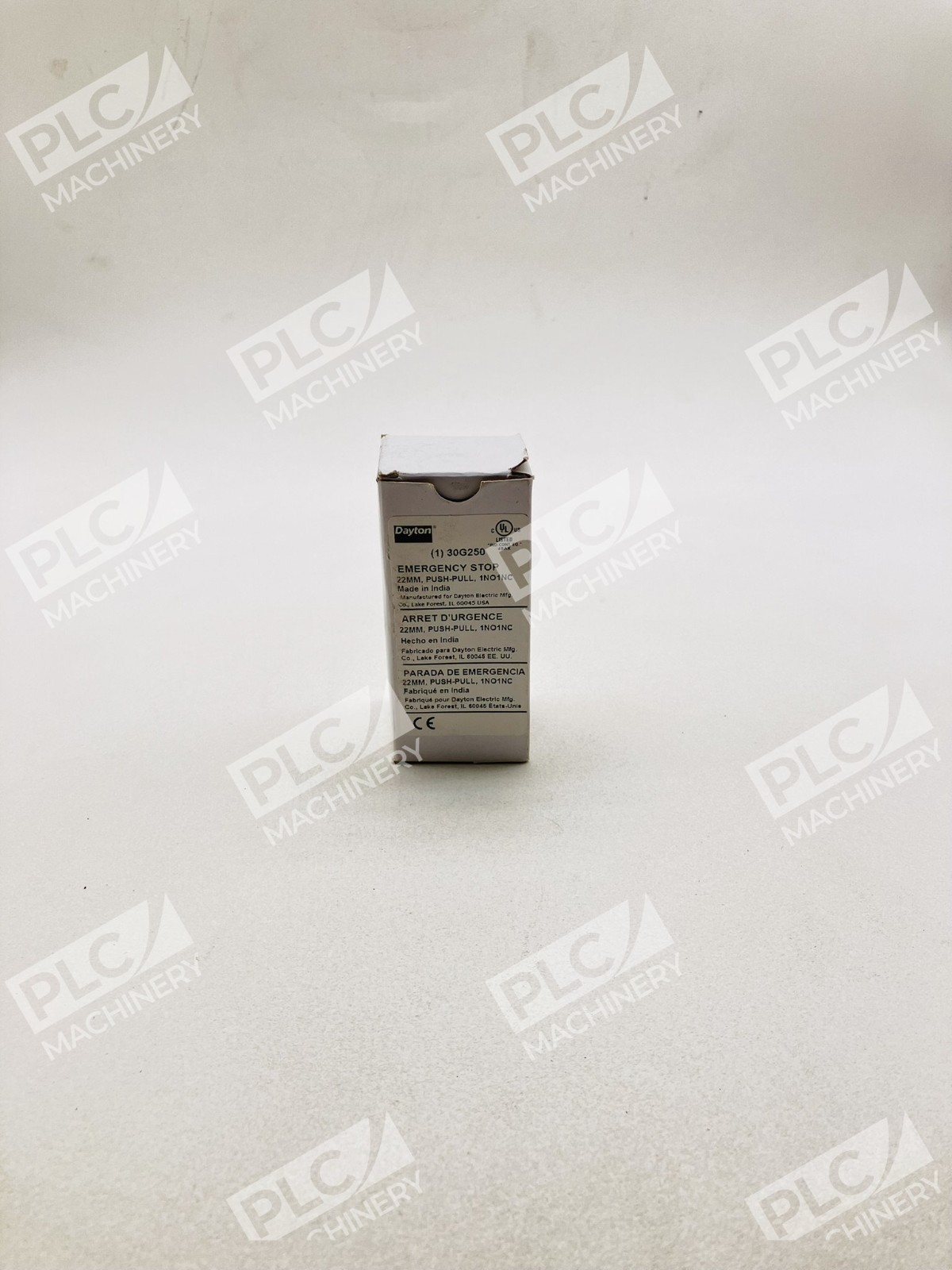 Dayton 30G250 Emergency Stop Push Button Red 22mm