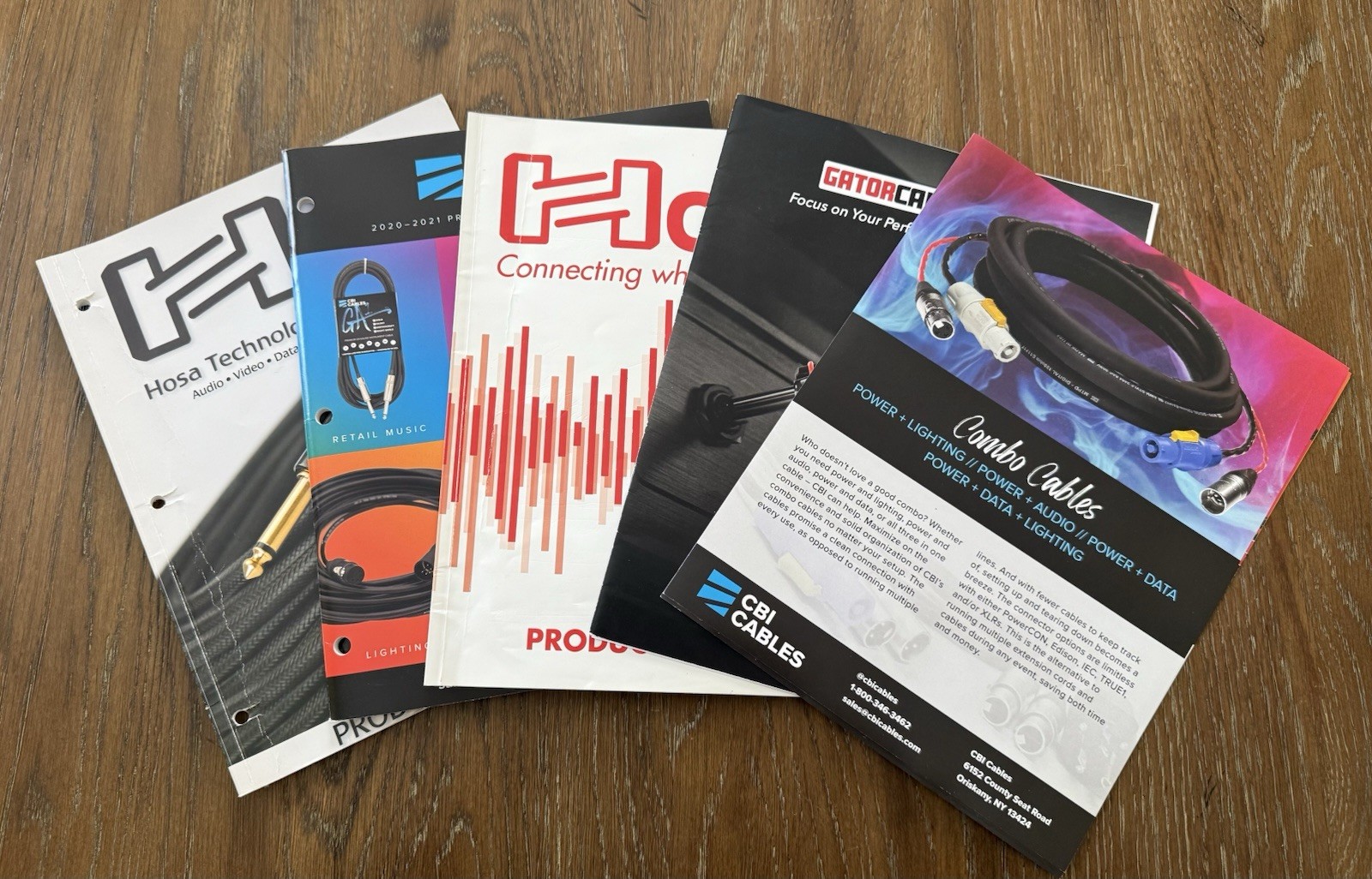 CBI Hosa Gator Product Pricing Catalogs and One Sheets Free Shipping