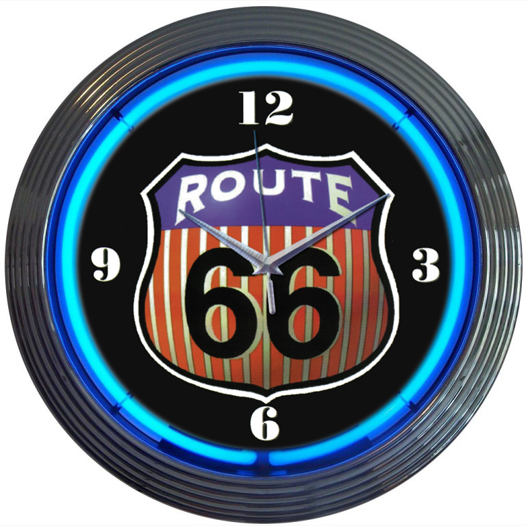 Route 66 Neon Clock 8RT66R RT 66 w/ FREE Shipping