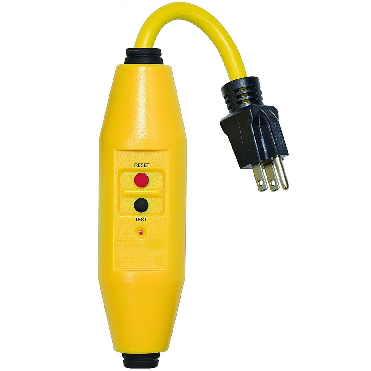 Tower Manufacturing User Attachable Heavy Duty 15 Amp Auto-Reset Inline GFCI Plu