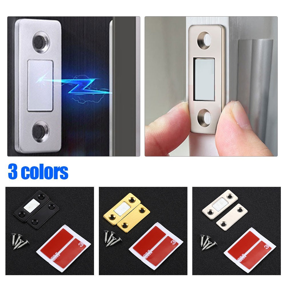Efficient Holefree Magnetic Door Suction for Drawers and Cabinet Doors
