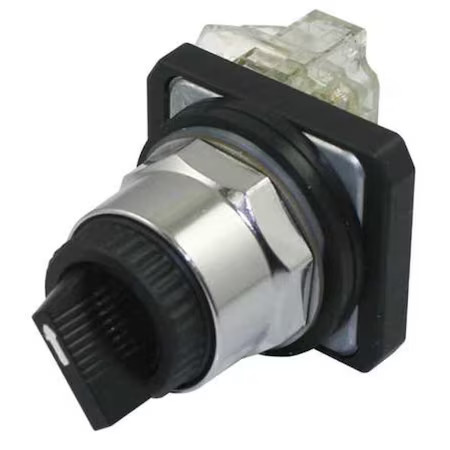 Dayton 30G299 Selectorswitch, Non-Illum, 2Pos, 30Mm, Black