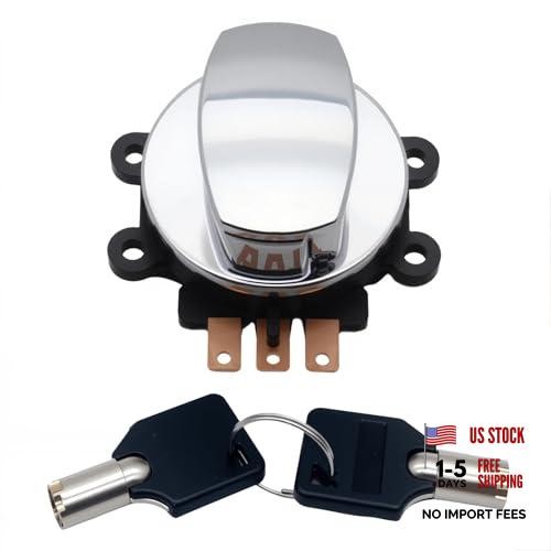Ignition Switch Lock with 2*Keys Compatible with Harley-Davidson Road King