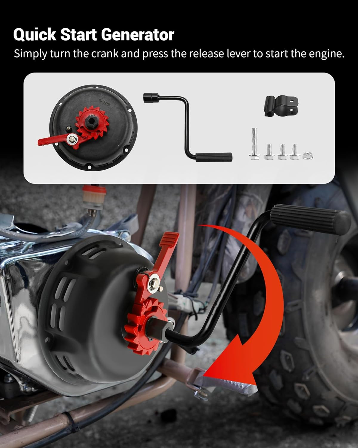 Upgrade Pull Start Recoil fit Predator 212 Honda GX160