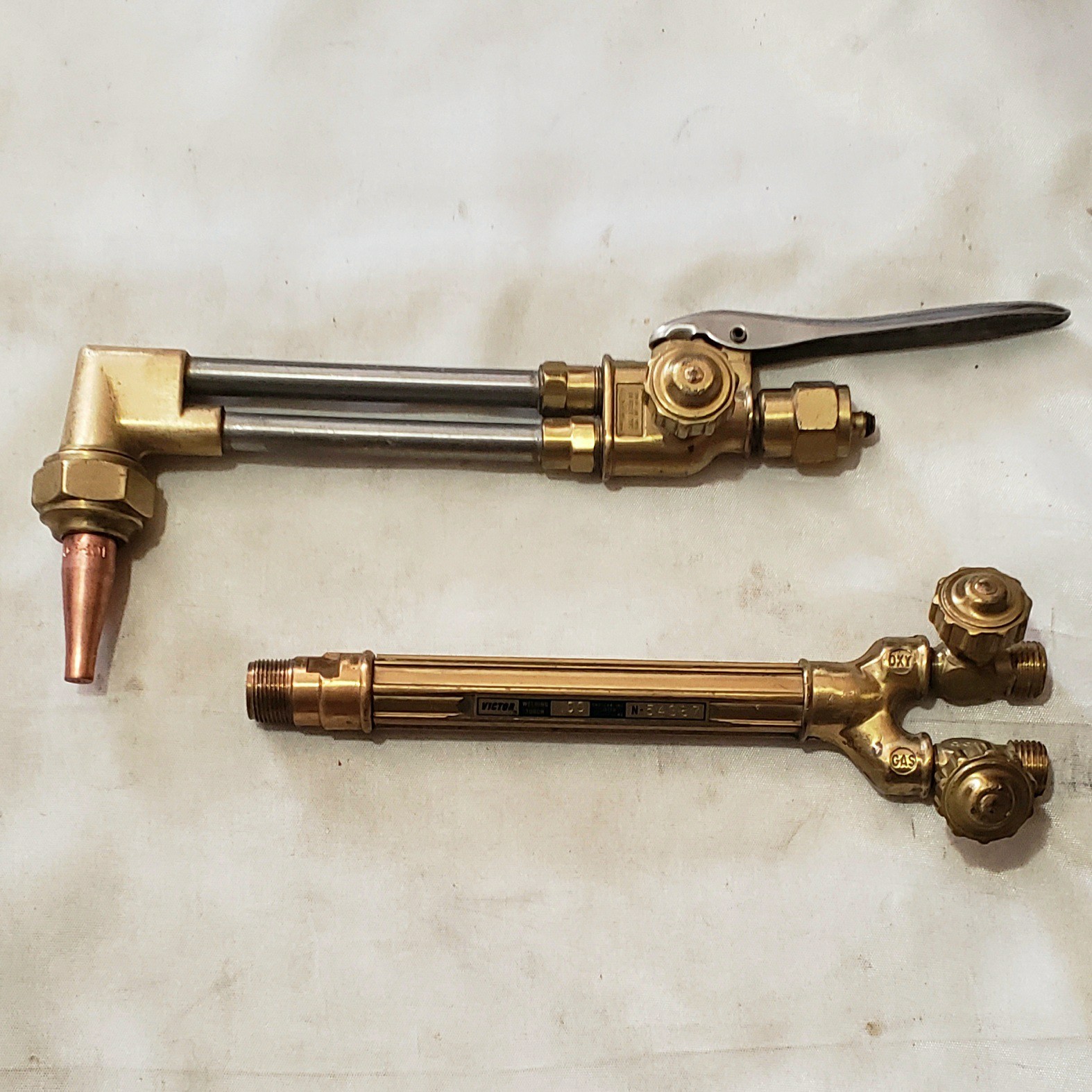 Victor Welding Cutting Torch Set CA1350 Attachment 100 Handle & Tip Made In USA
