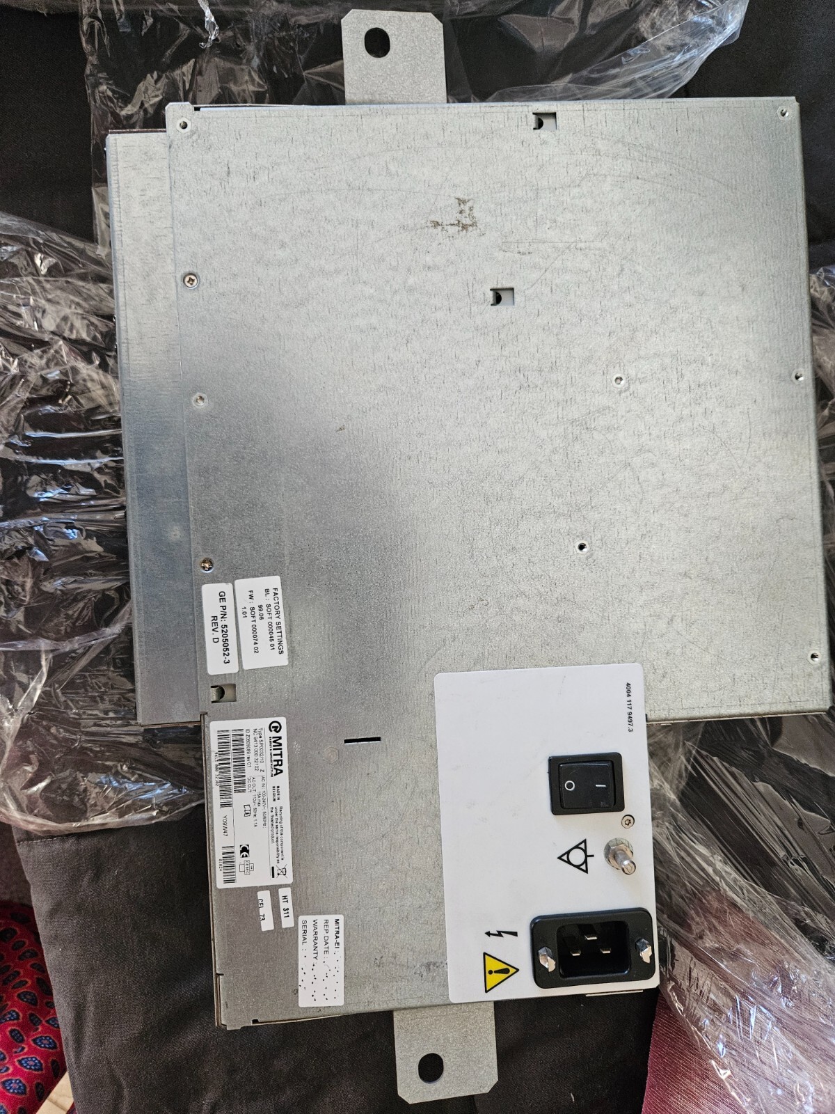 GE Logiq E9 Power Supply Model 5205052