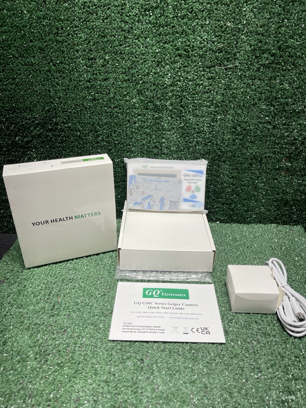 GQ Geiger Counter Nuclear Radiation Detector Meter Beta Gamma X-ray GMC-320+V4.