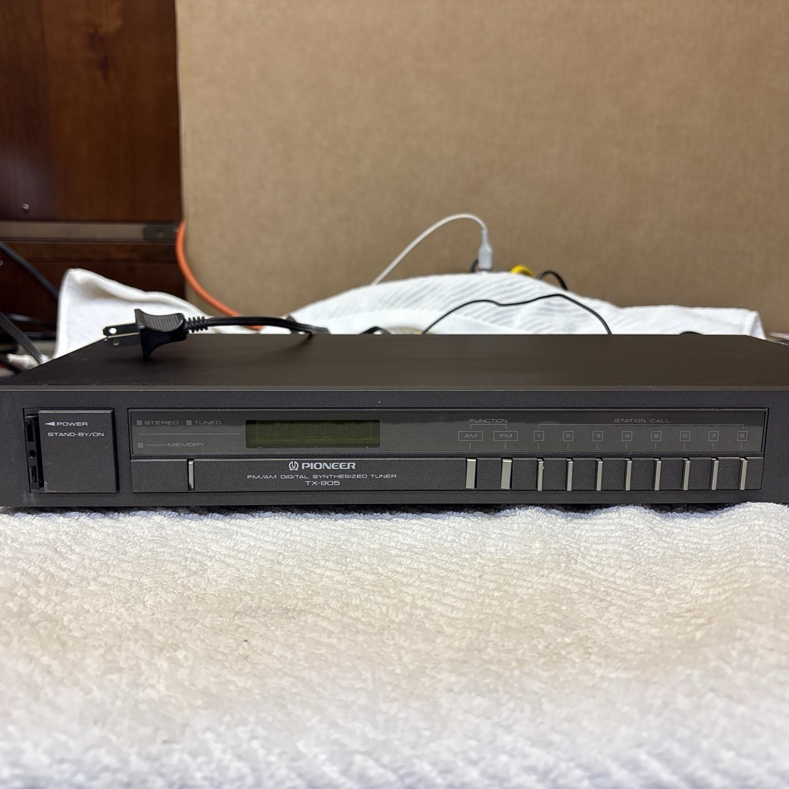 Vintage Pioneer Stereo TX-905 AM/FM Digital Synthesized Tuner TESTED WORKS