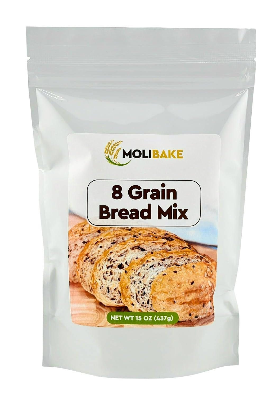 8 Grain Bread Mix - All-Natural Multigrain Baking Mix for Bread Machine
