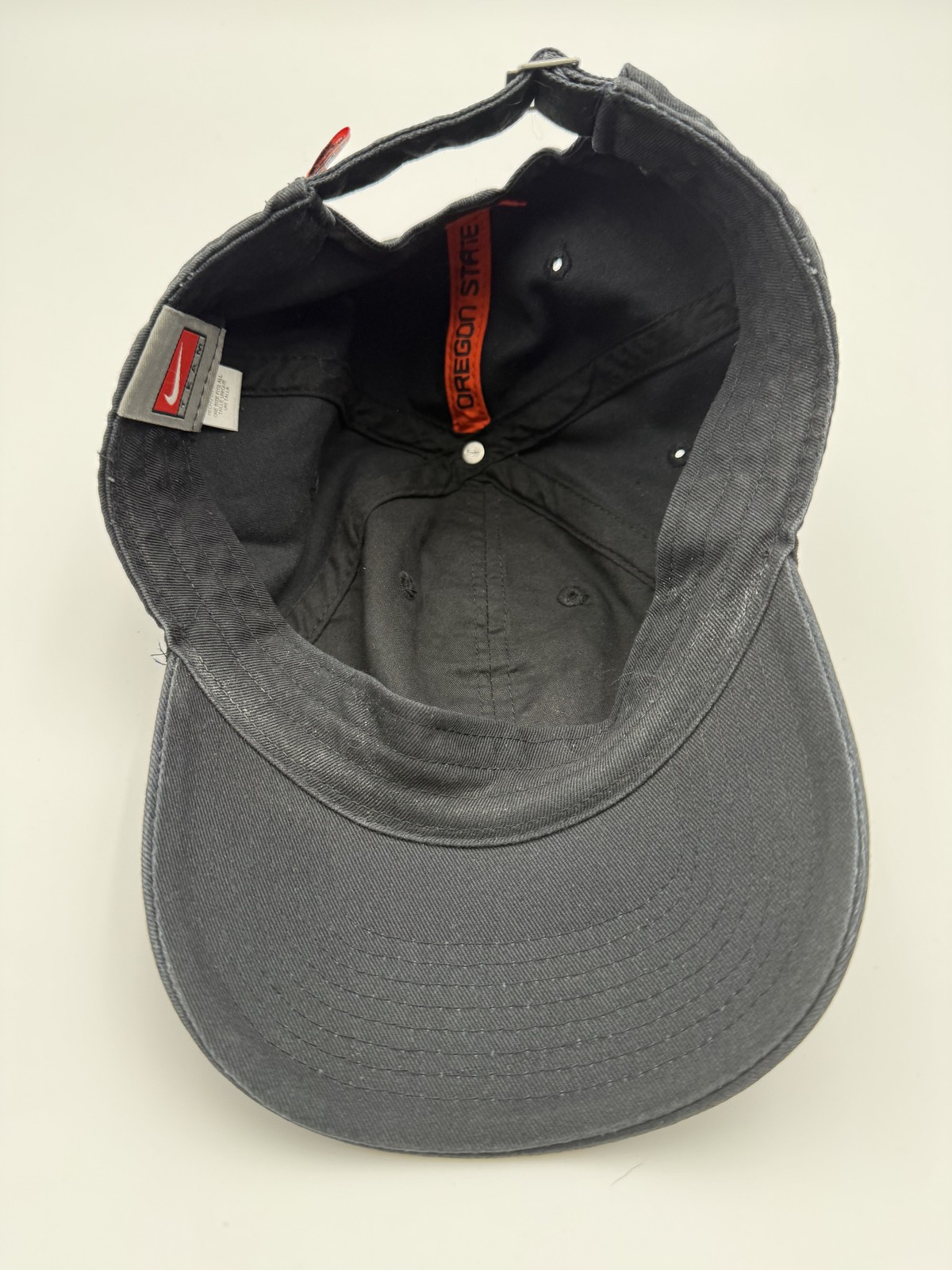 Nike Oregon State Beavers Baseball Cap OS Logo Adjustable Black Used