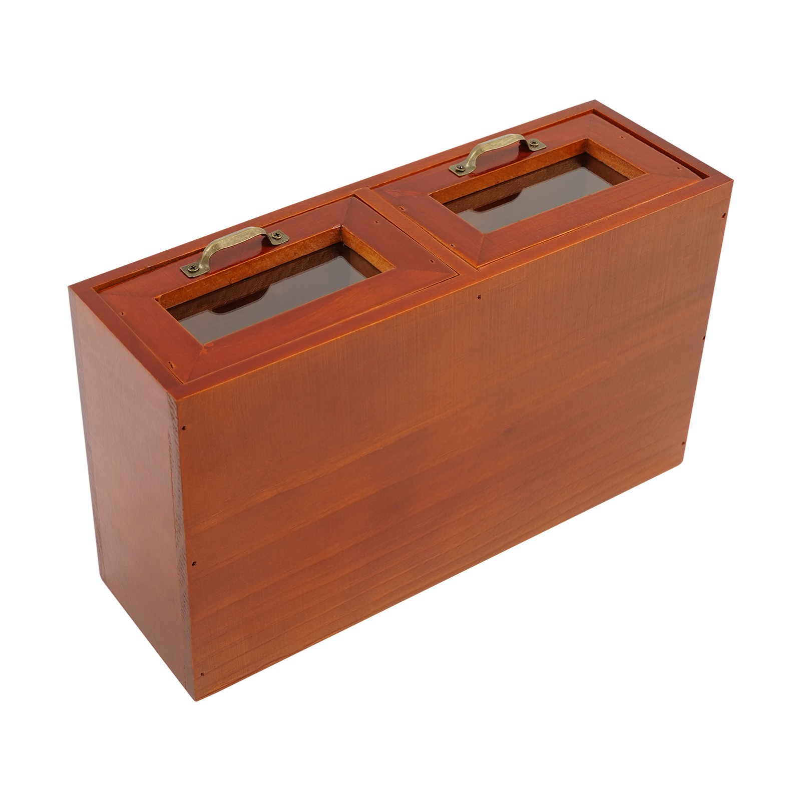 Stackable Wood Storage Cabinets/Boxes With Handles, 4 Single & 4 Double Drawer