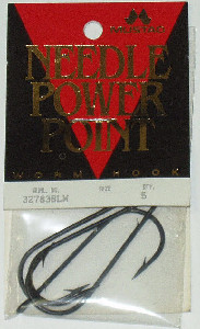 MUSTAD 32783BLM 4/0 5CT POWER NEEDLEPT WORM HOOK