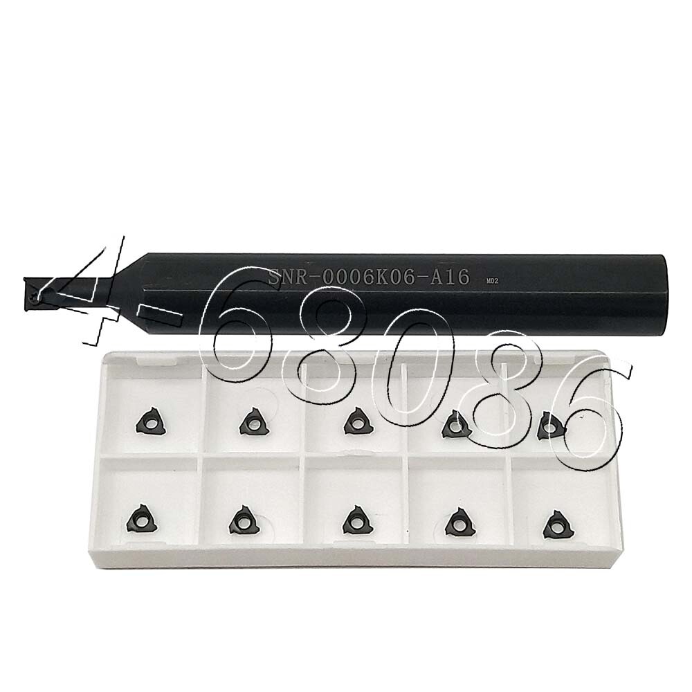 06IR A60 LDA Thread insert+ SNR0006K06-A16 6×125mm boring bar lathe tool holders