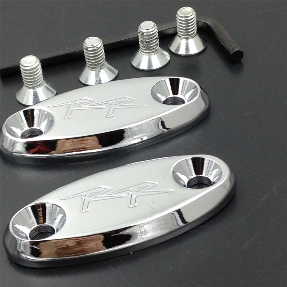 Mirror Block Off Base Plates For Honda Cbr 600 F4 F4I 900 Rr 929 954 1000Rr Chro