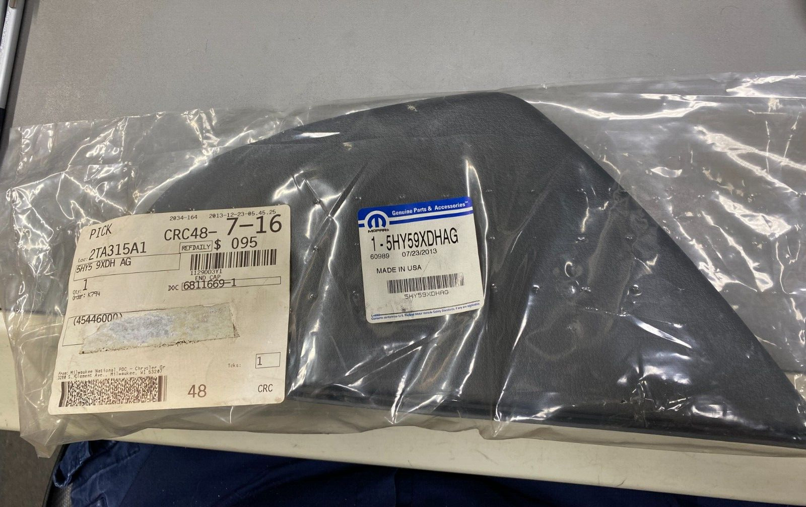 Mopar 5HY59XDHAG Inst. Panel End Cap