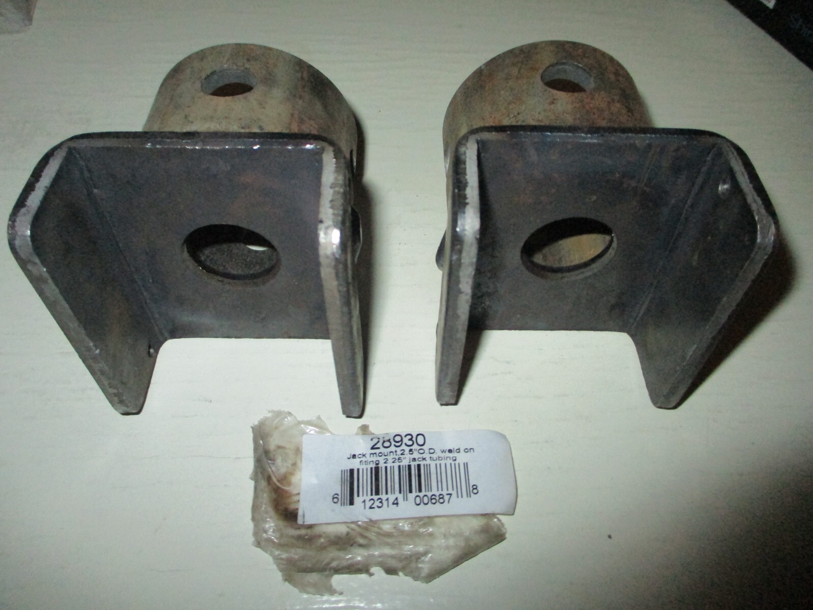 LOT OF 2 ~ CURT 28930 Replacement Swivel Jack Female Pipe Mount