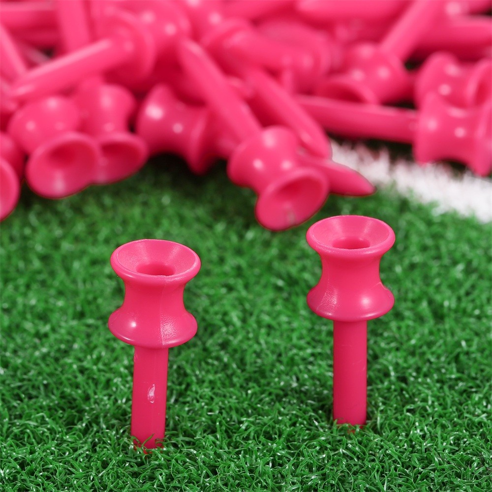 Pack of 100Pcs Plastic Assorted Step Down Golf Castle Tees Height Control 41mm