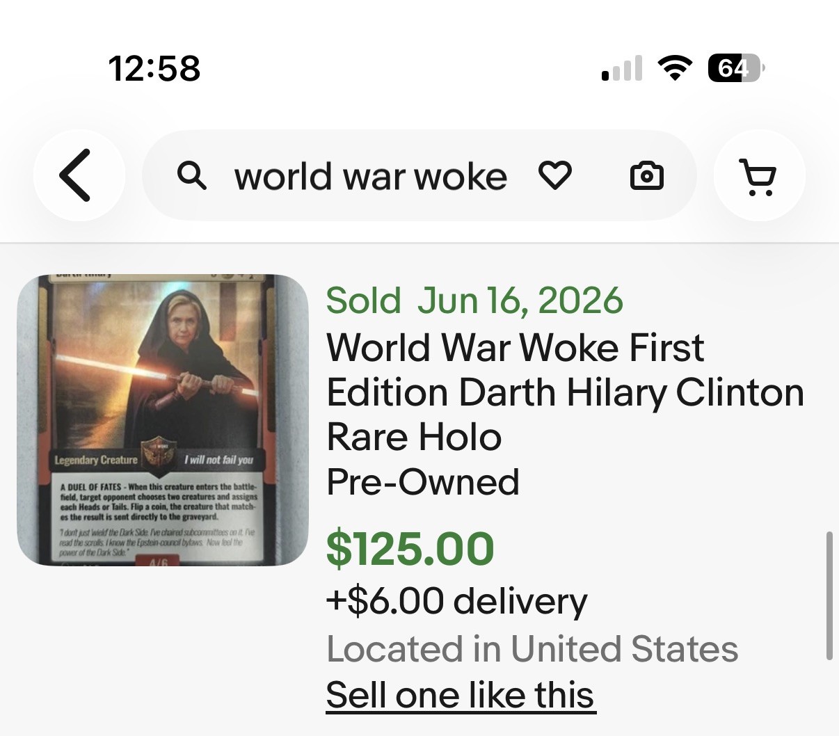 World War Woke Starter Deck & Epstein Files FULL 48 Base Set + All Holos