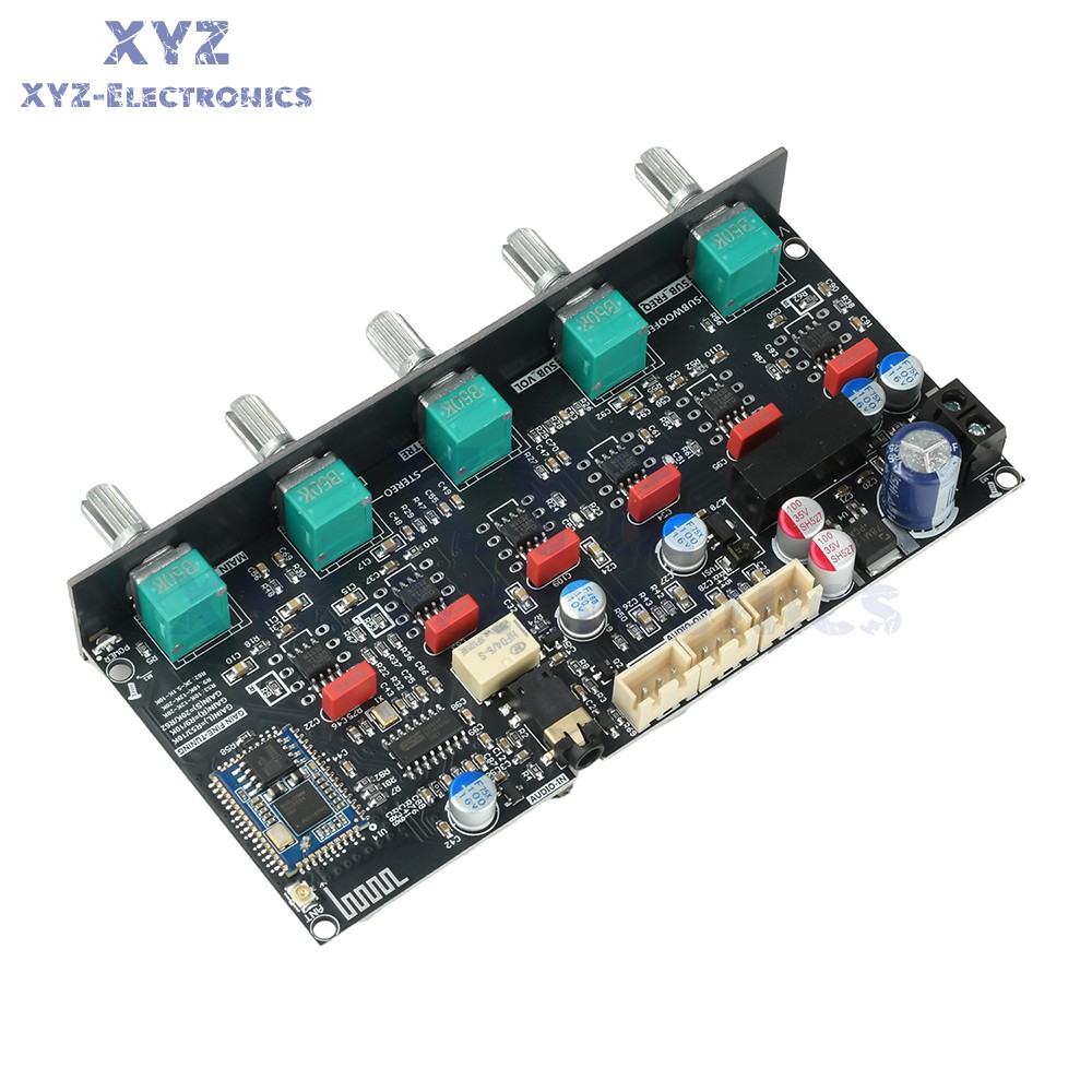 ZK-PRO2 DC12-26V Fever Preamp Pre Stage Tone Board Subwoofer QCC3034+ES9023