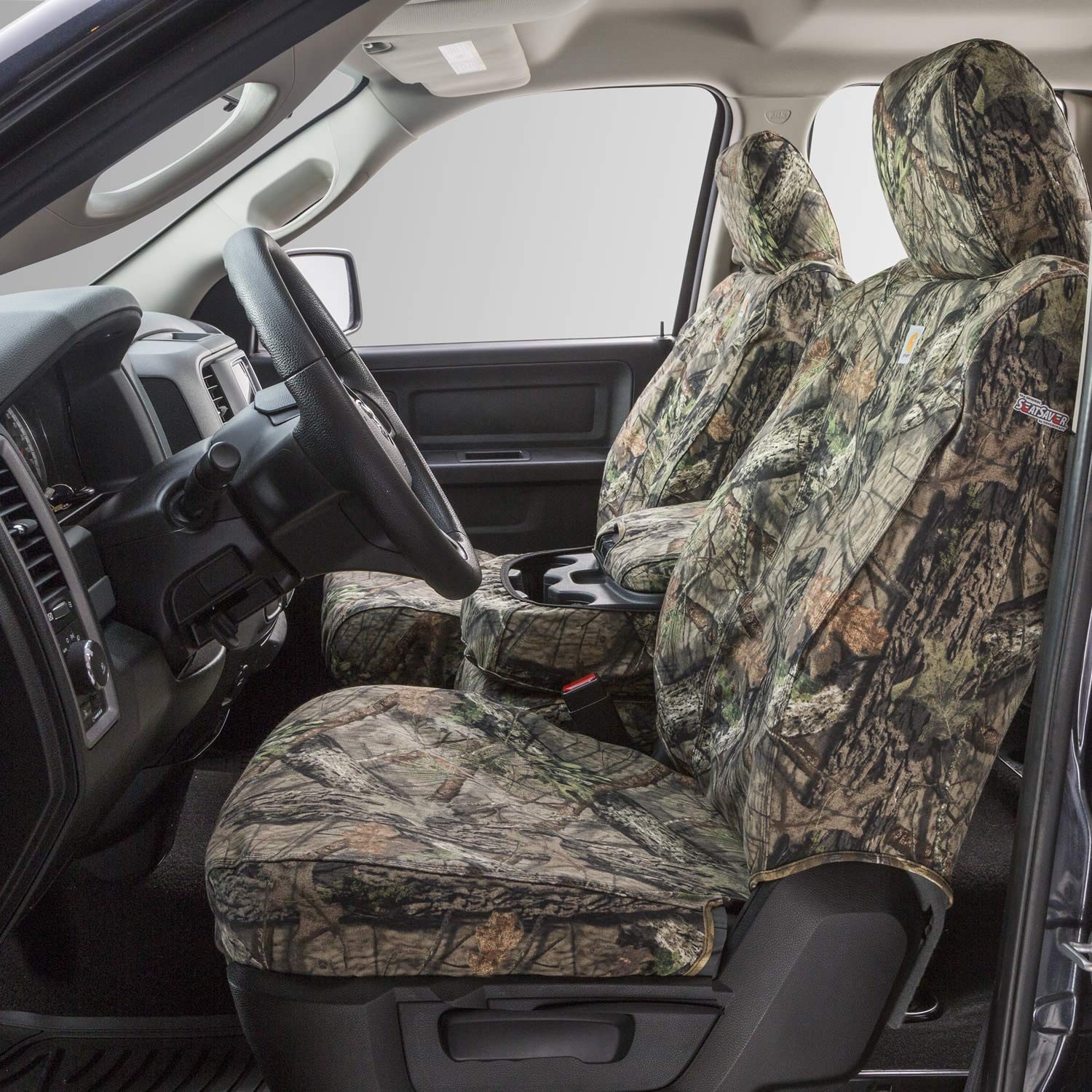 Covercraft Mossy Oak Camo Carhartt SeatSaver Custom Seat Covers | Fits 2010-2...
