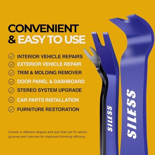 Auto Trim Removal Tool Set - 5 pcs - Auto Trim Tool Car Tools, Easy 5 Pack