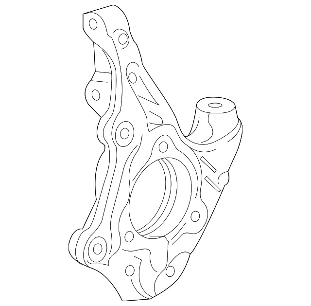 Genuine GM Driver Side Steering Knuckle 84146138