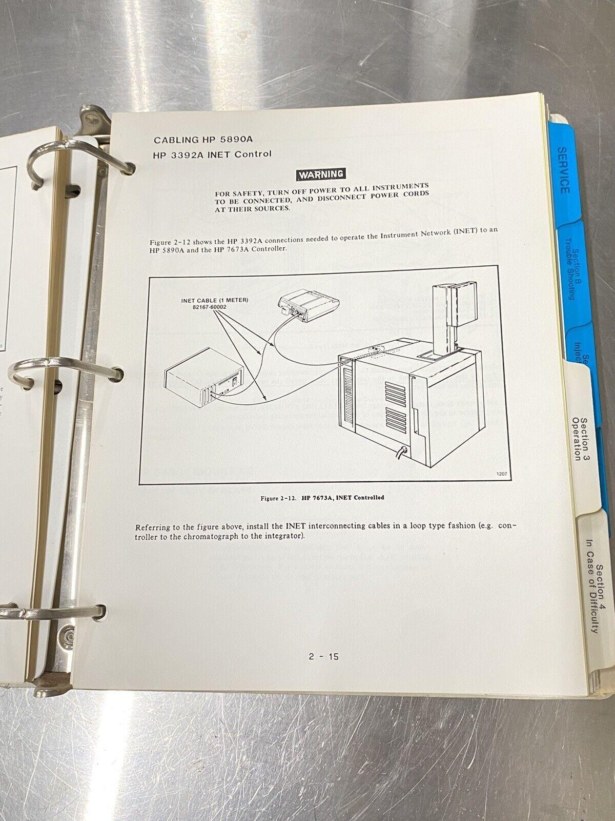 Hewlett Packard HP Automatic Sampler 7673A - Users Guide / Manuals / Instruction