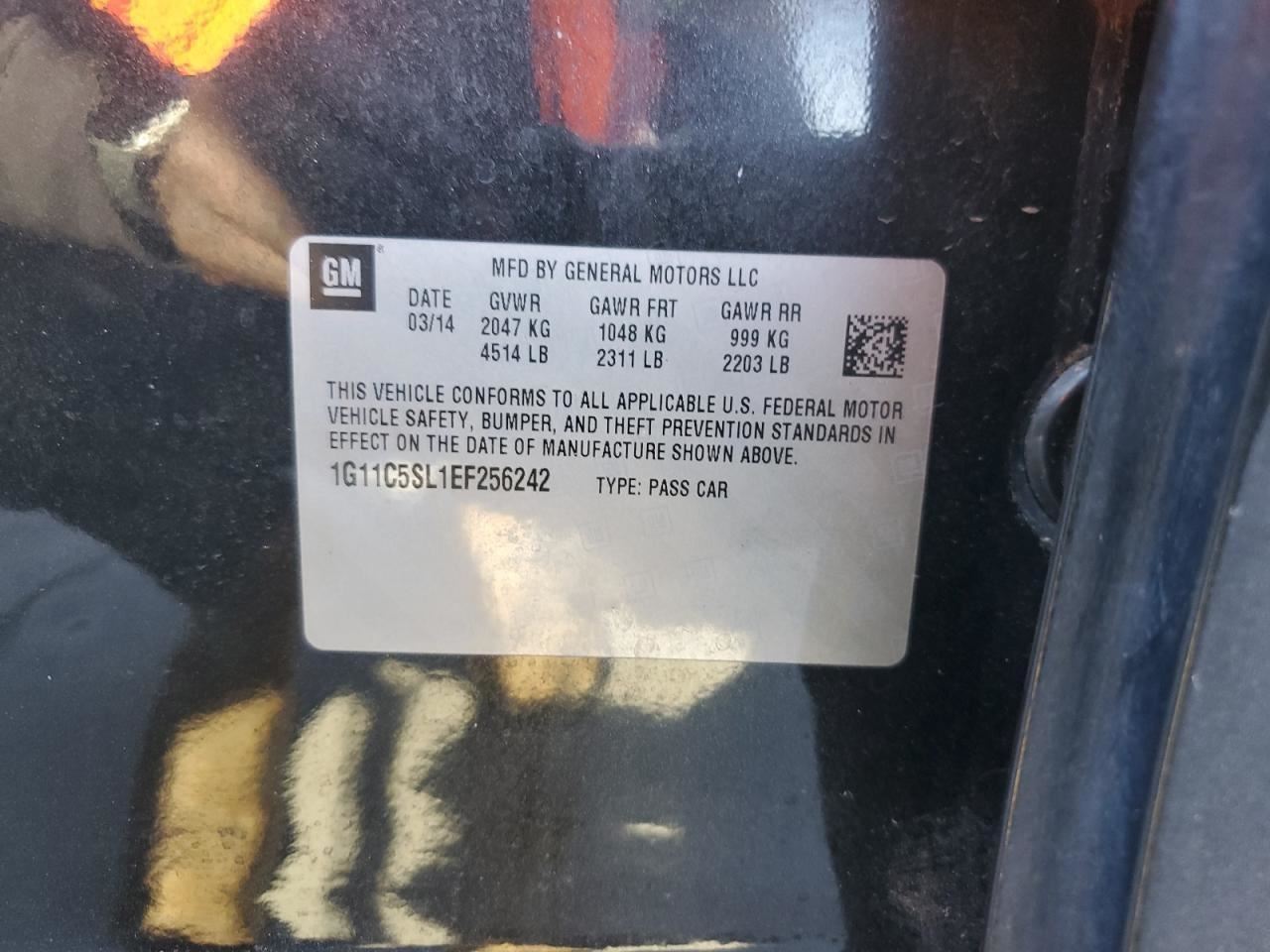 MALIBU 2014 Glove Box 4808236