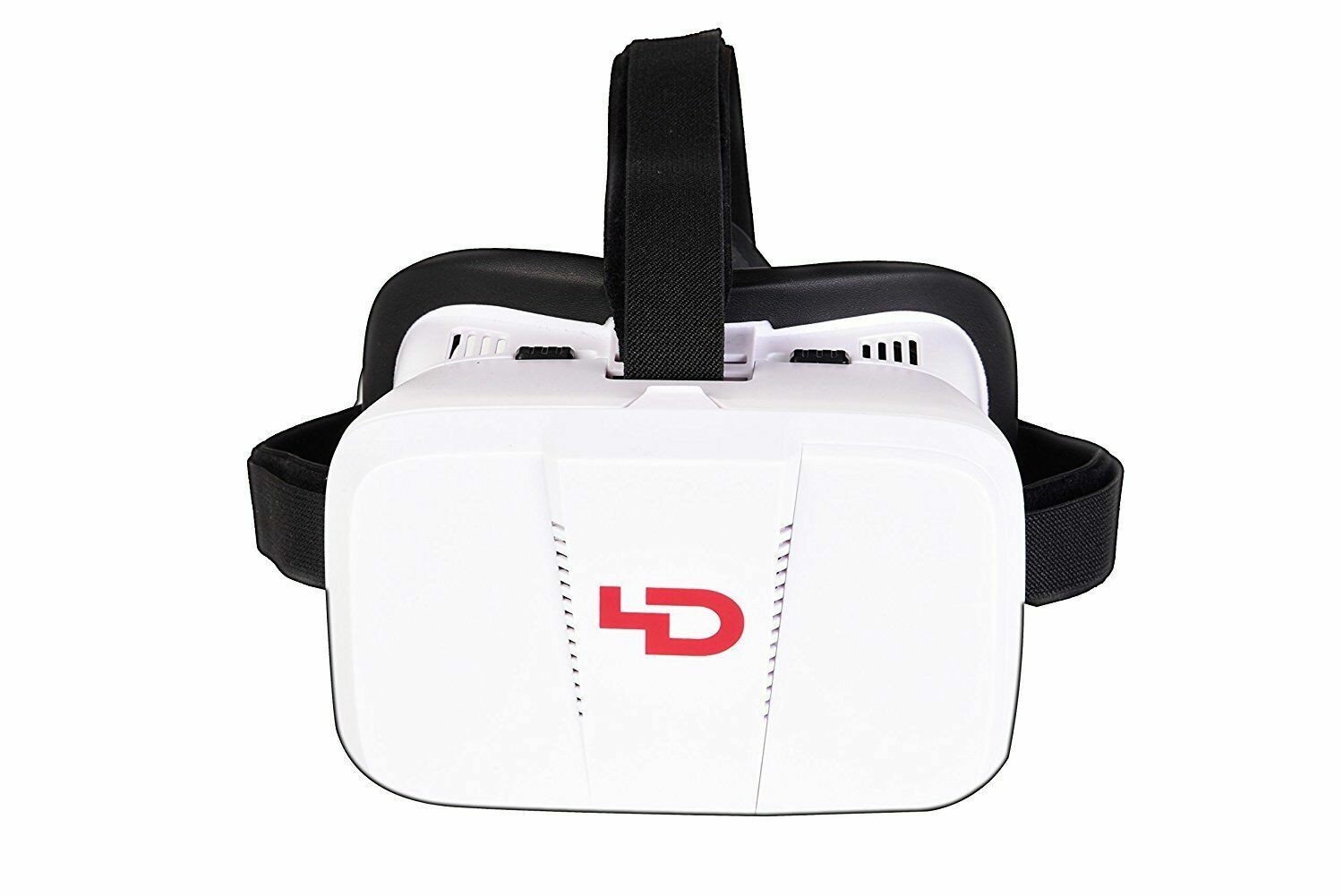 4Dimensions VR Headset Classic White - 3D Virtual Reality Glasses for iPhone/And