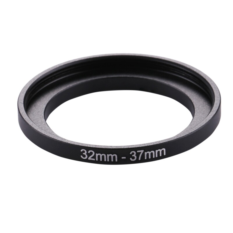 2PCS 32mm to 37mm Step Up Filter Ring Adapter for Camera Lens Filter Hood Holder