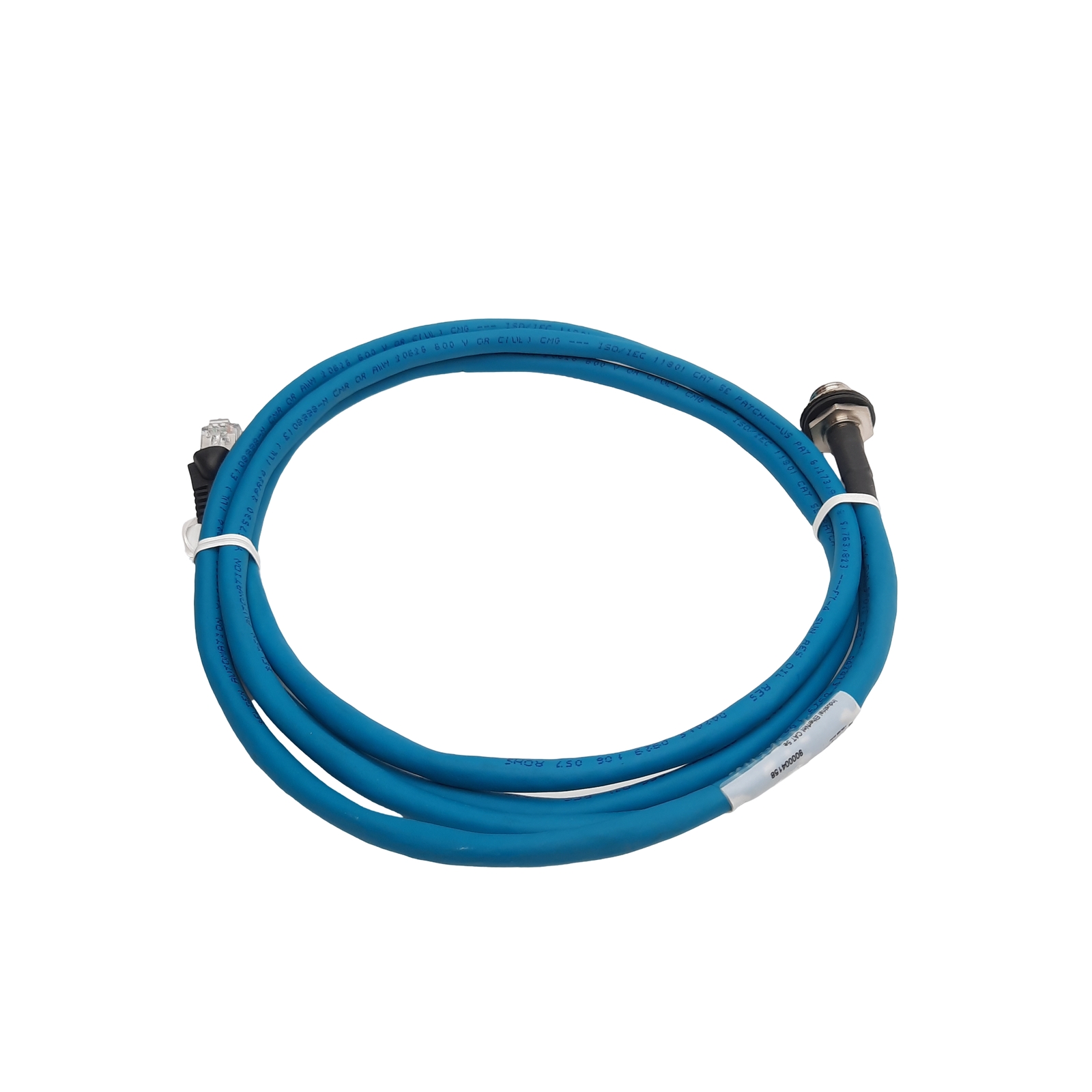 Lumberg Automation 0985 YM57530 104/2M Ethernet Cable, M12 4-Pin Female to RJ45