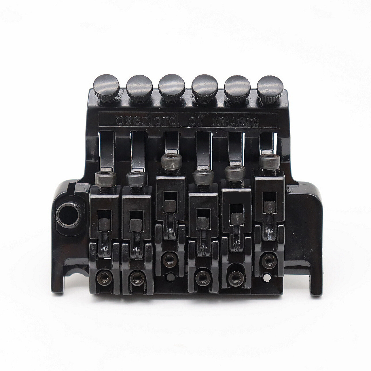 Overlord of music Electric Guitar Double Locking Tremolo Bridge System Black