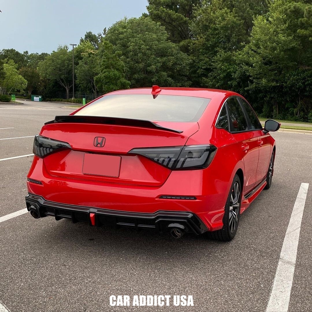 V2 Demon Eye Tail Lights for Honda Civic Sedan 2022-2025 11th Gen Smoked/White