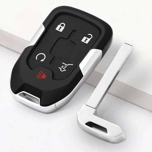Key Fob Replacement Fit for GMC Acadia 5 Buttons 1Pc With Chip (Acadia/Terrain)
