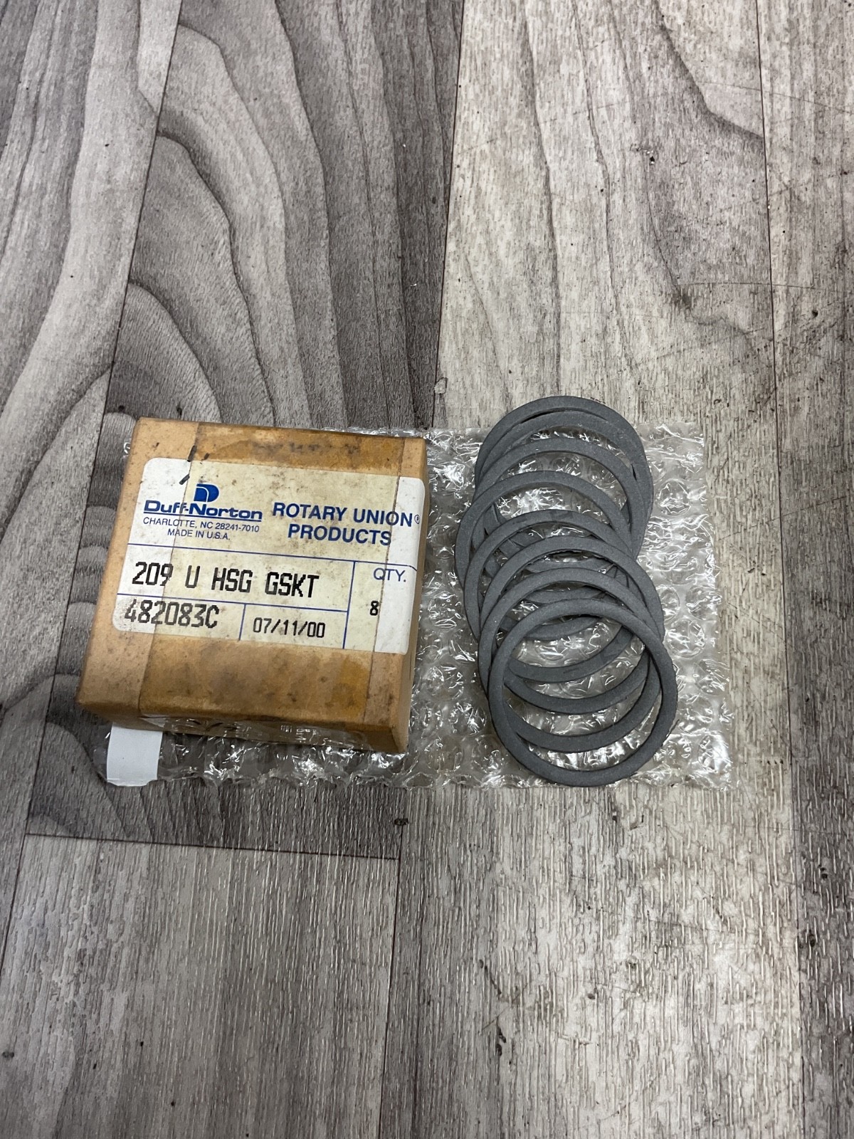 Duff Norton 209-U HSG Gasket, 482083C *NOS*  Lot of 8 #4024X105