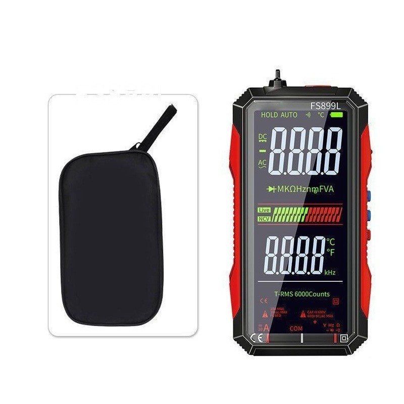 For RMS Voltage-Current Digital Multimeter With USB C Rechargeable Battery True