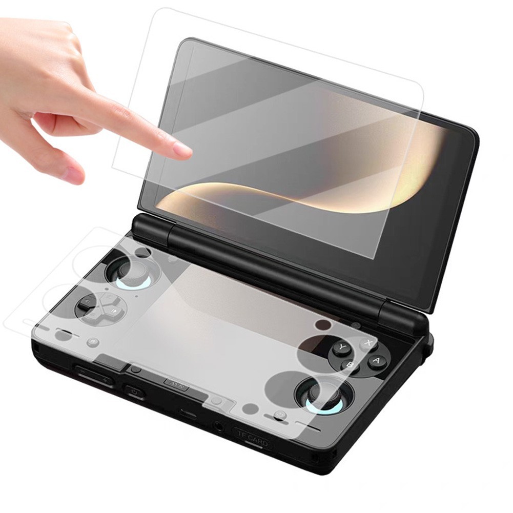 For AYN-THOR Game Console Tempered for Glass Protector: Dual-Screen HD Defense!