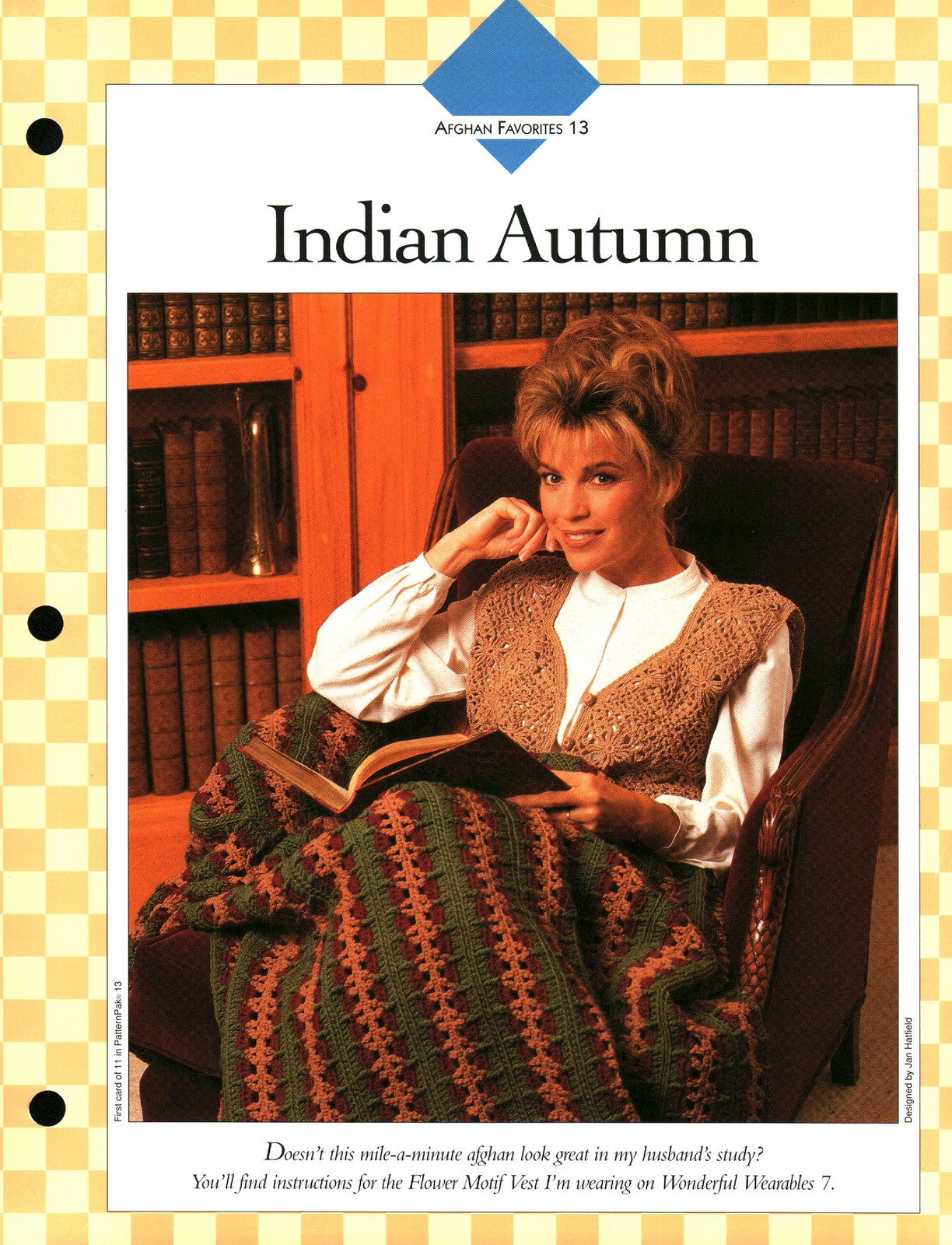 Indian Autumn Afghan - Afghan Favorites 13 | Vanna Crochet Faves 85130-A