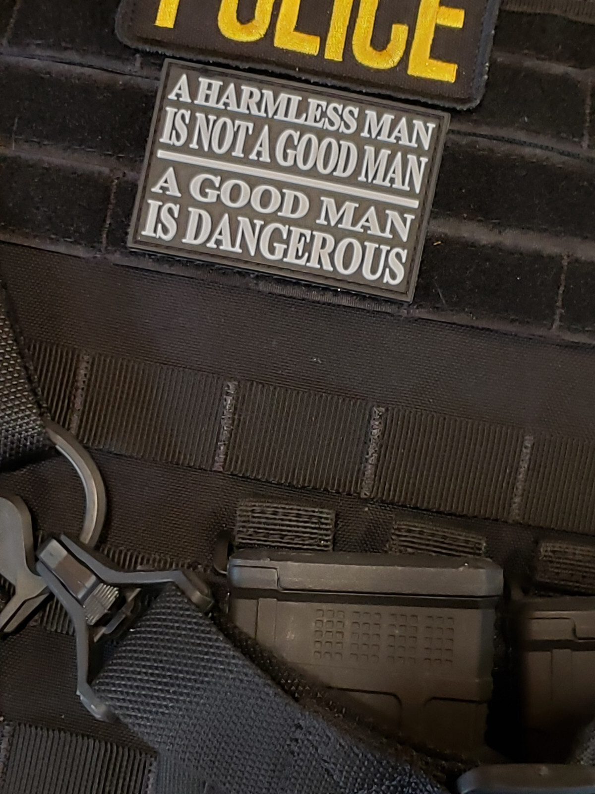 FAFO Morale Patch - Harmless Man is not good / Good Man is Dangerous