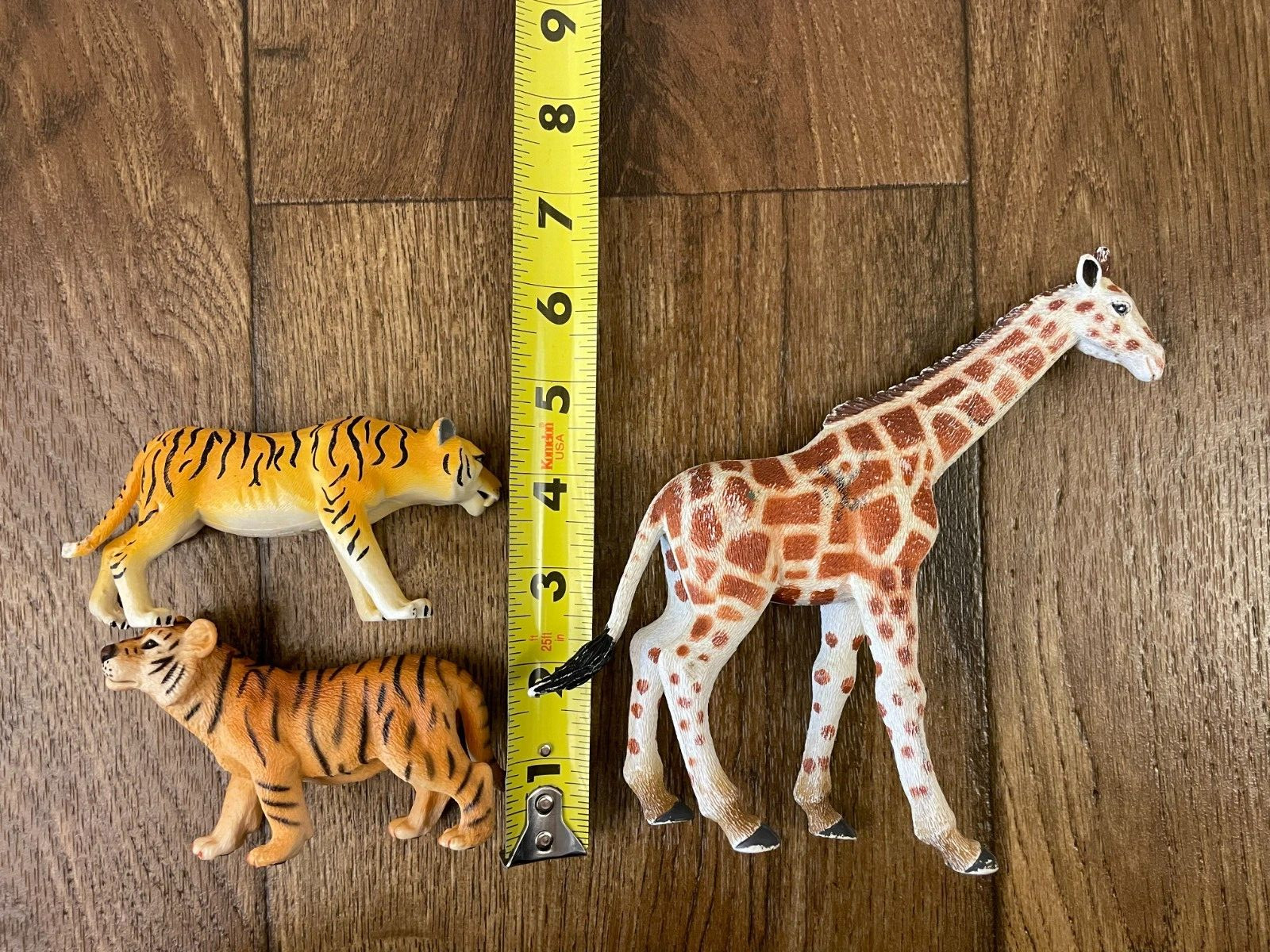 Battat Animals Toy Figures Realistic Tiger Giraffe Wild Zoo Plastic Jungle Lot