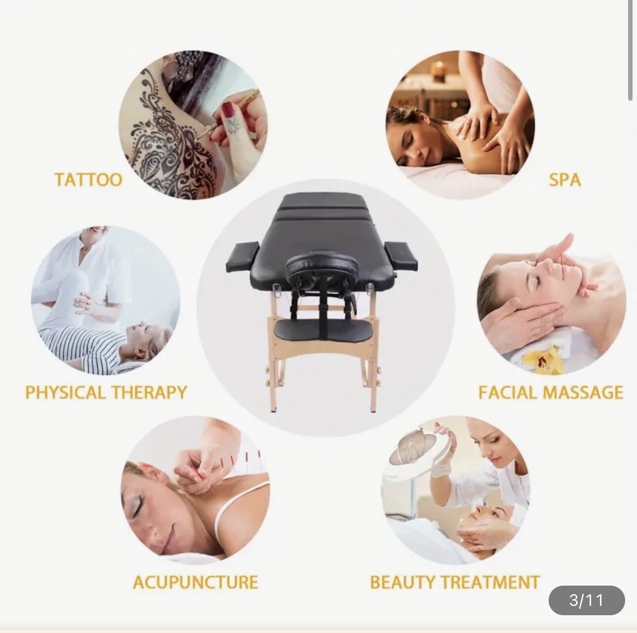 PORTABLE MASSAGE TABLE