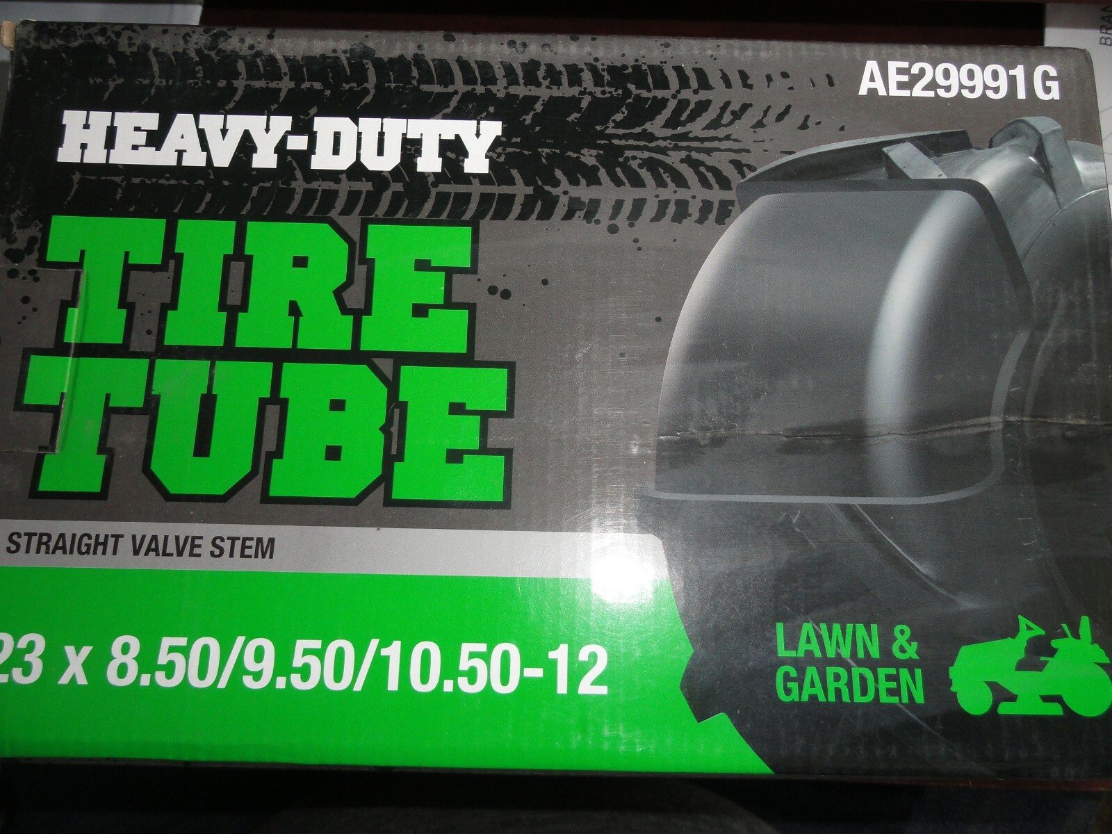 1 Heavy Duty 23x8.50/9.50/10.50-12 HEAVY DUTY TIRE TUBE STRAIGHT VALVE STEM