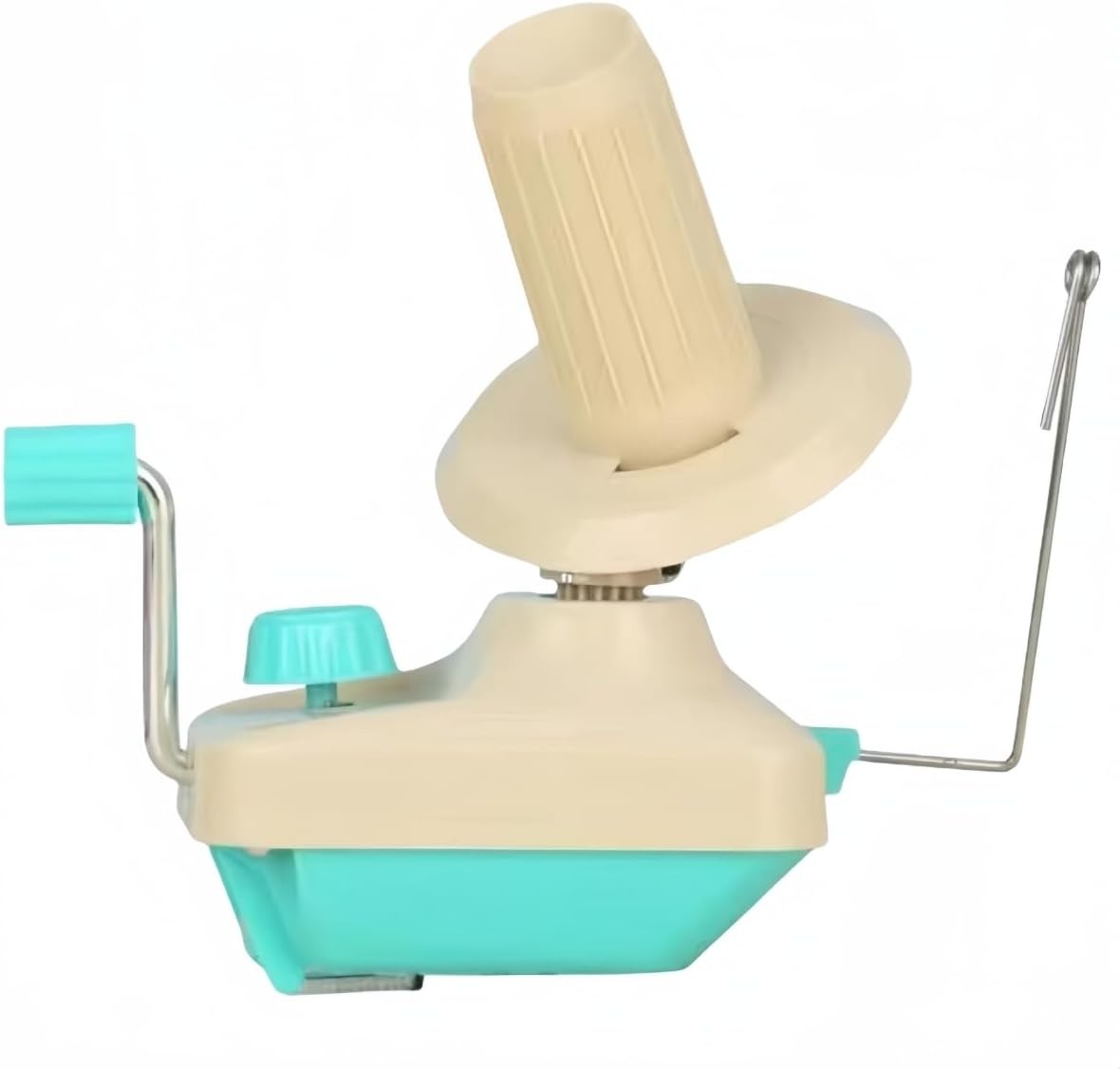 Yarn Winder Fiber Yarn String Ball Winder Holder Hand Operated (Cyan) - New - US